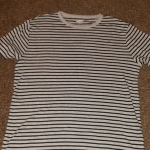 Mens striped short sleeve